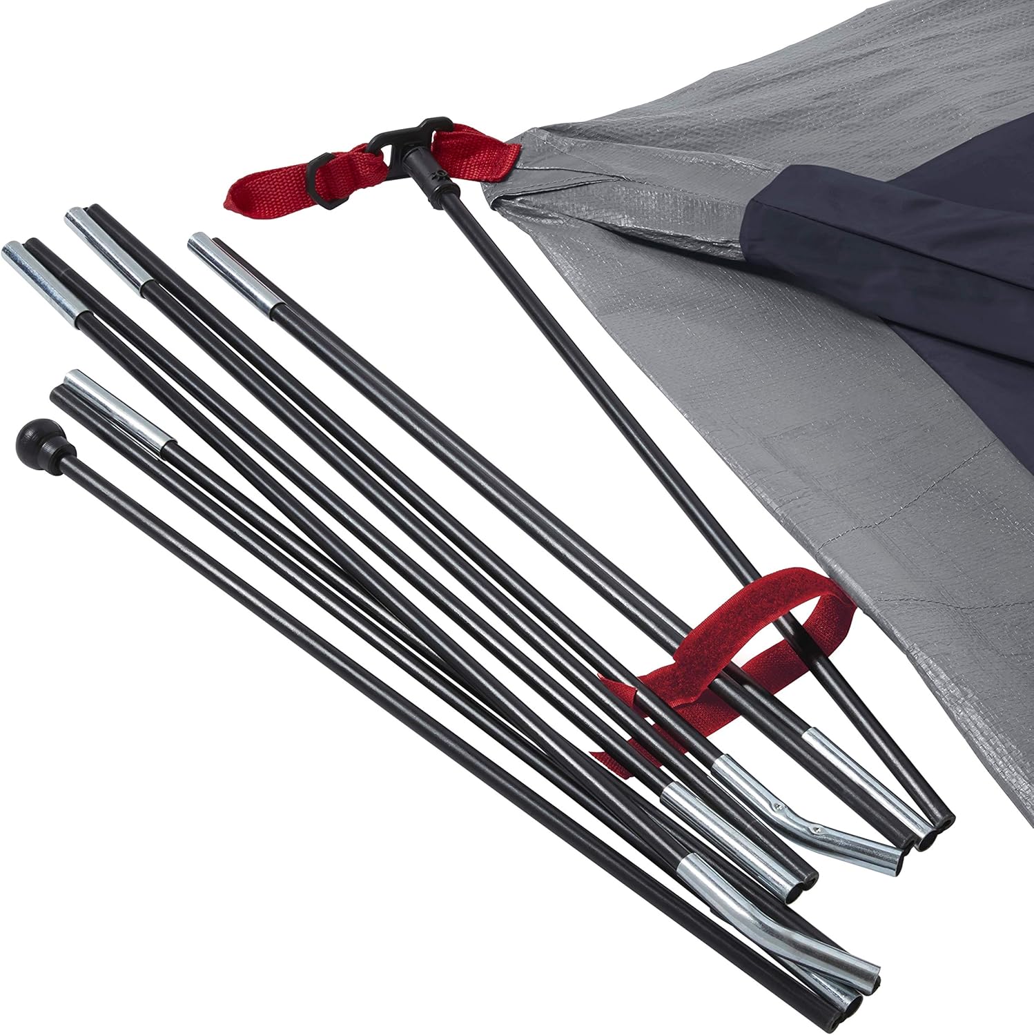 Coleman Skydome Camping Tent with Dark Room Technology, 4/6/8/10 Person Family Tent Sets Up in 5 Minutes and Blocks 90% of Sunlight, Weatherproof Tent with Extra Storage and Ventilation