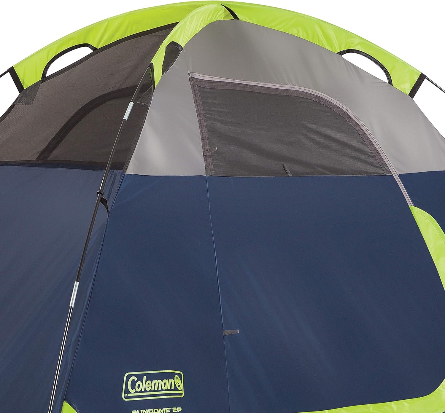 Coleman Sundome Camping Tent, 2/3/4/6 Person Dome Tent with Snag-Free Poles for Easy Setup in Under 10 Mins, Included Rainfly Blocks Wind & Rain, Tent for Camping, Festivals, Backyard, Sleepovers