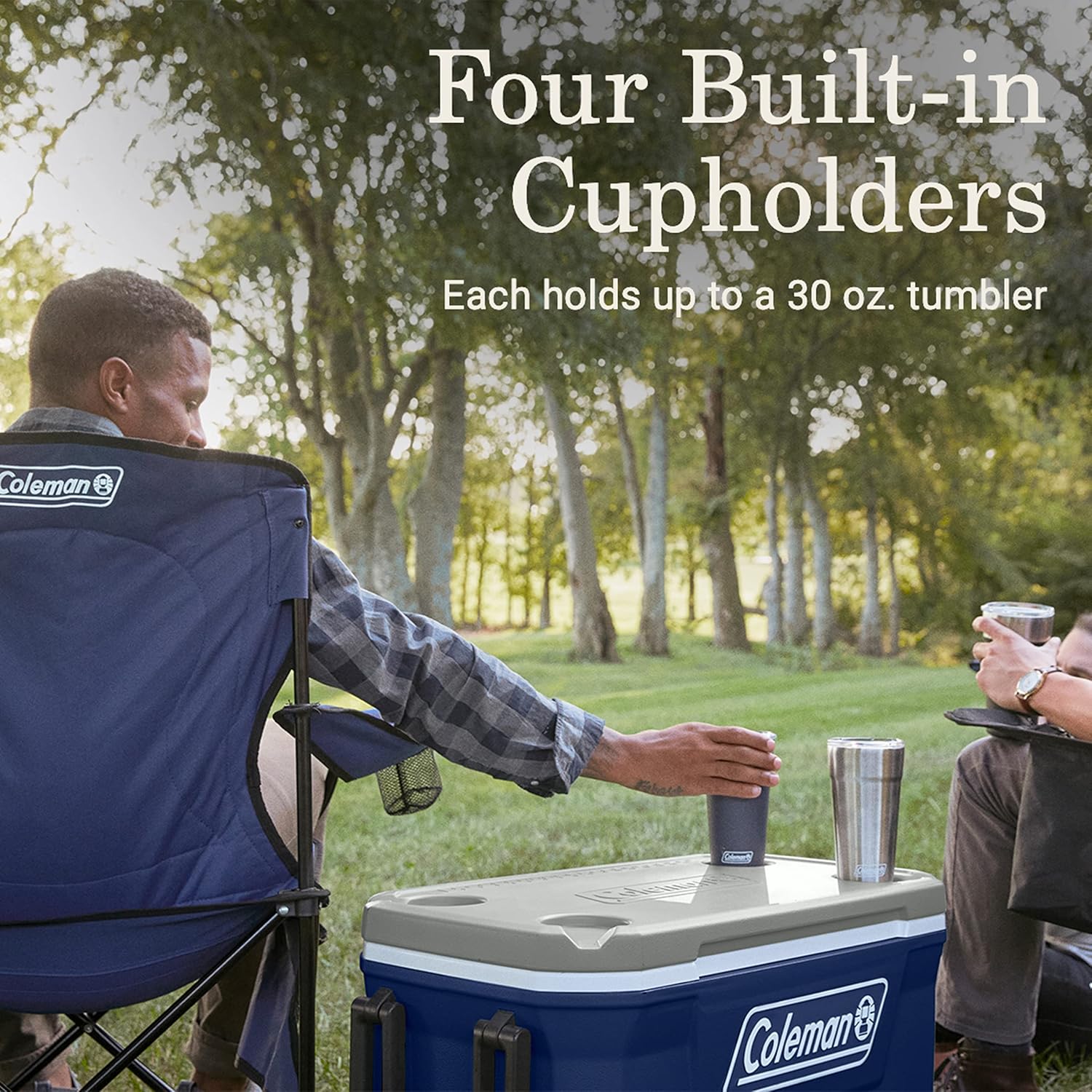 Coleman 316 Series Insulated Portable Cooler with Heavy Duty Wheels, Leak-Proof Wheeled Cooler with 100+ Can Capacity, Keeps Ice for up to 5 Days, Great for Beach, Camping, Tailgating, Sports, & More