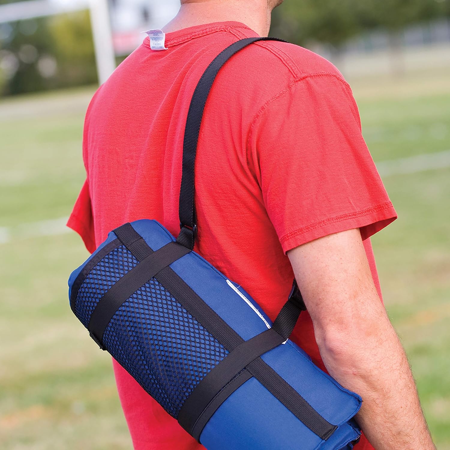 Coleman Portable Stadium Seat Cushion, Lightweight Padded Seat for Sporting Events/Concerts/Outdoor Activities, Bleacher Cushion with Backrest