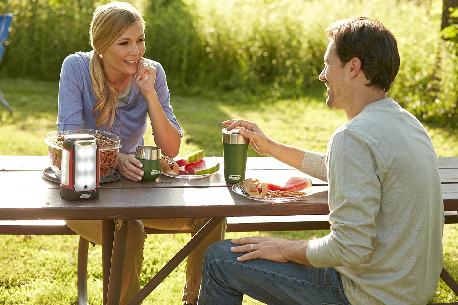 Coleman Brew Vacuum-Insulated Stainless Steel Tumbler, 20oz Water Bottle/Coffee Mug with Slidable Spout Cover & Integrated Bottle Opener