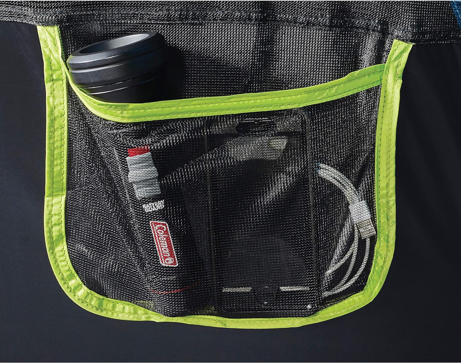 Coleman Carlsbad Dark Room Camping Tent with Screened Porch, 4/6 Person Tent Blocks 90% of Sunlight and Keeps Inside Cool, Weatherproof Tent with Easy Setup and Screened-In Porch