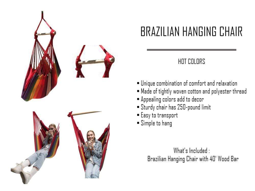 Brasilianischer Hängesessel mit Universal-Stuhlständer