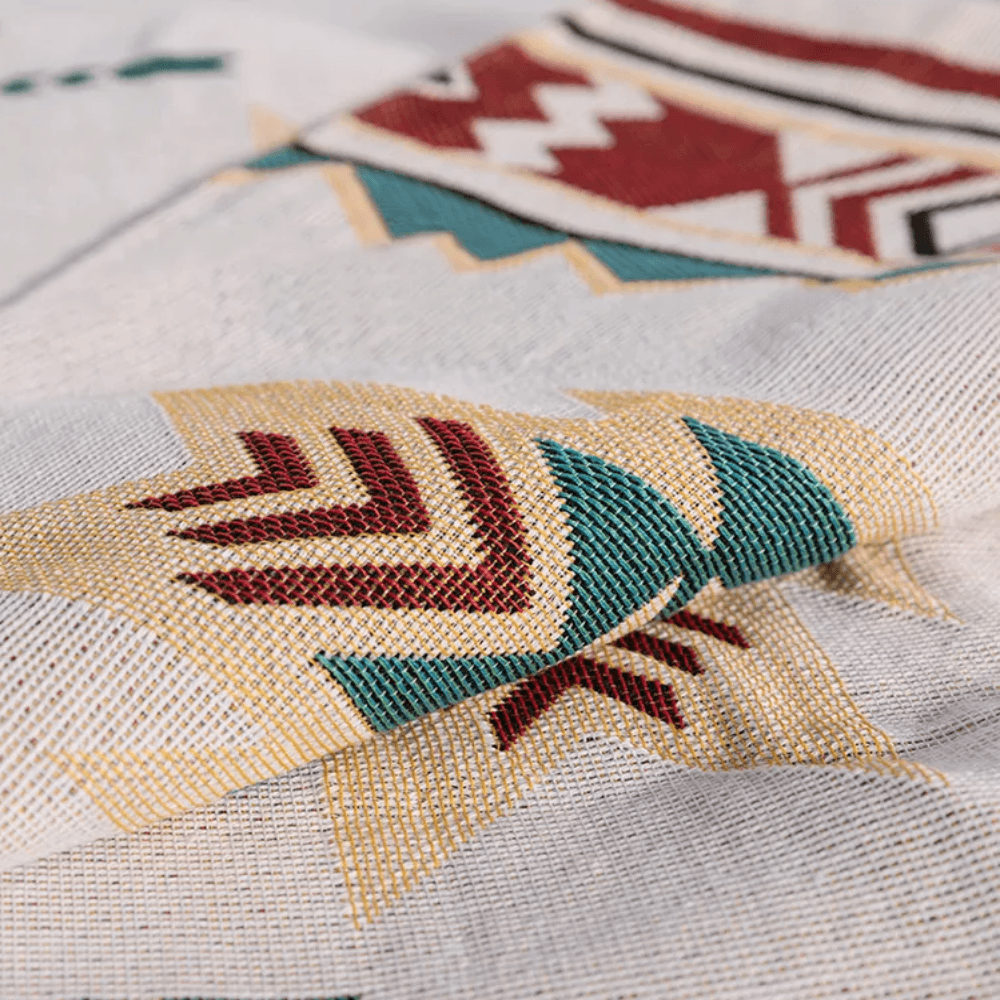 Bohemian Reversible Cotton Blanket