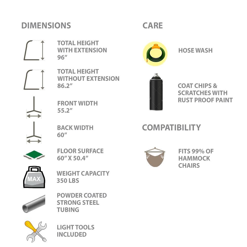 Universal Hammock Chair Stand