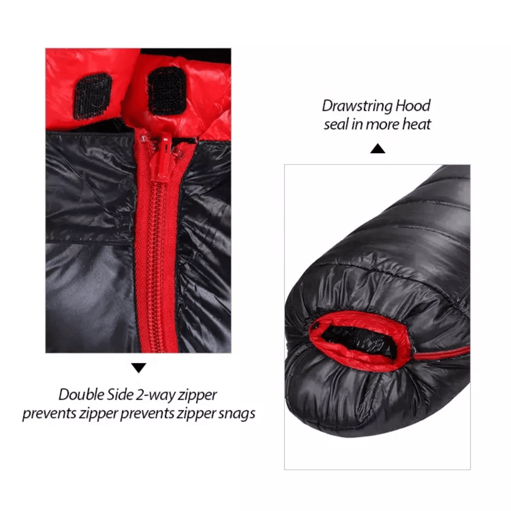 Mummy Sleeping Bag Goose Down Ultralight  0-15 degrees